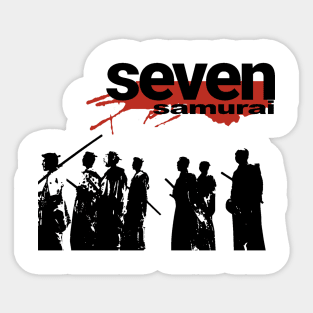 Seven Samurai Sticker